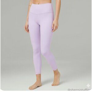 Lululemon Align Pant 25" Lavender Dew High-Rise Yoga Leggings Nulu Fabric 14